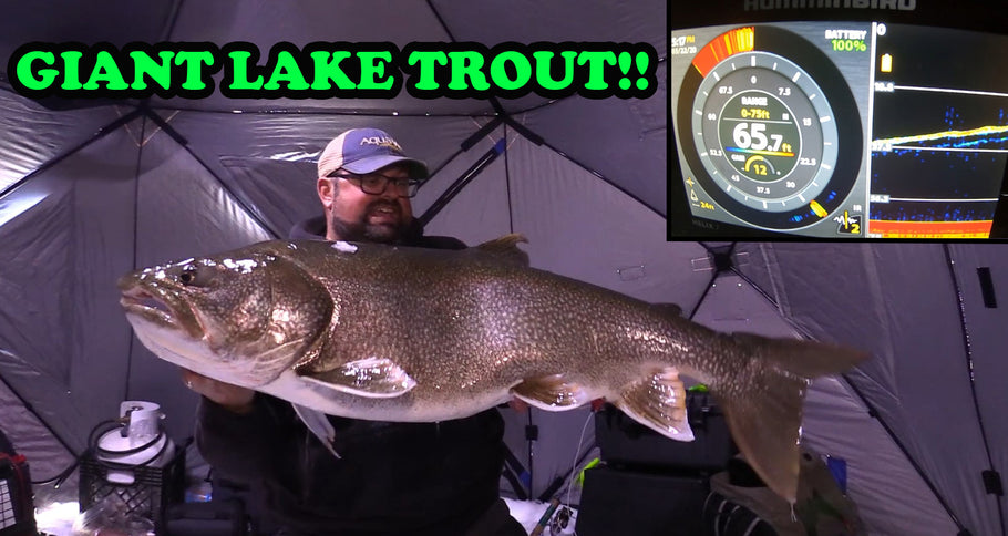 I CAUGHT A GIANT! | Ice Fishing Lake Trout BACK 2 BACK!!